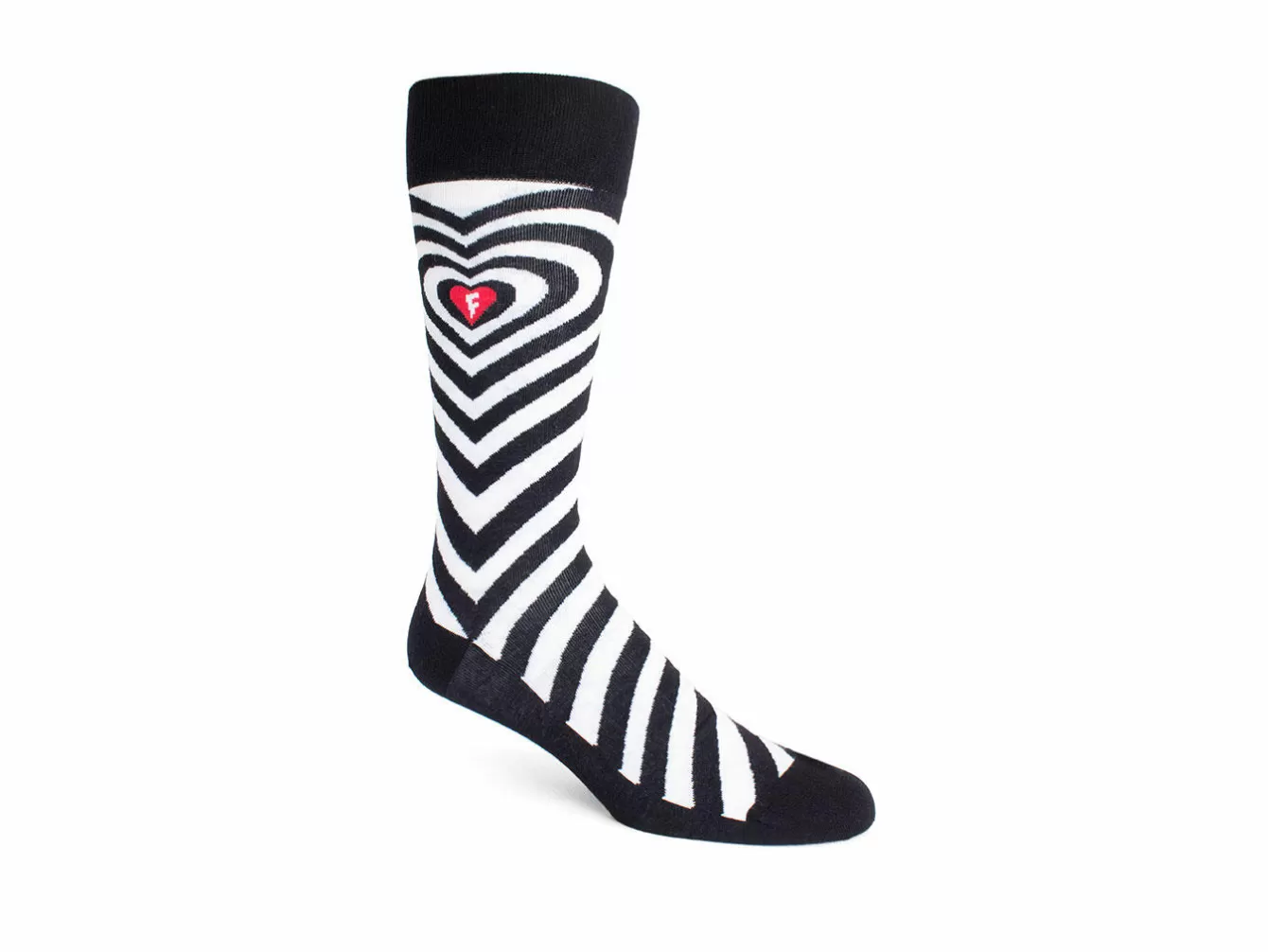 Fluevog Shoes Baobao Vog Socks | Heart Illusion Sock^ Accessories