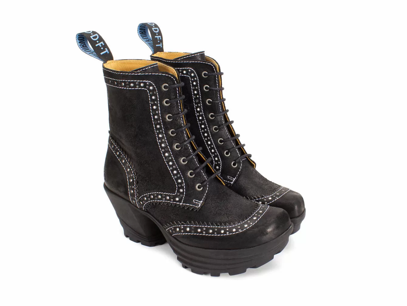 Fluevog Shoes Bebop | Lace-Up Brogue Boot^ Women's