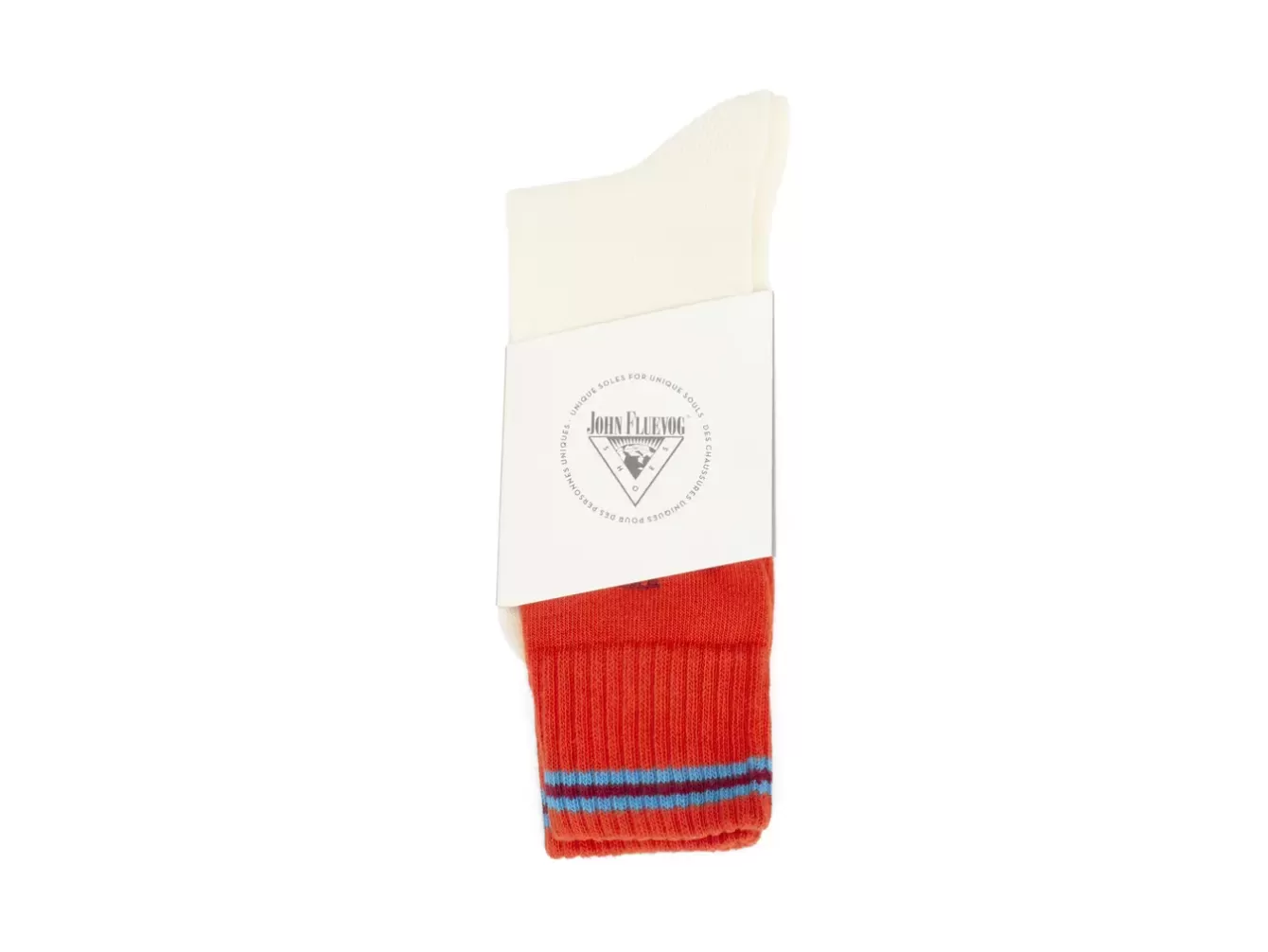 Fluevog Shoes Citta Vog Socks | Thick Colourblock Sock^ Men's