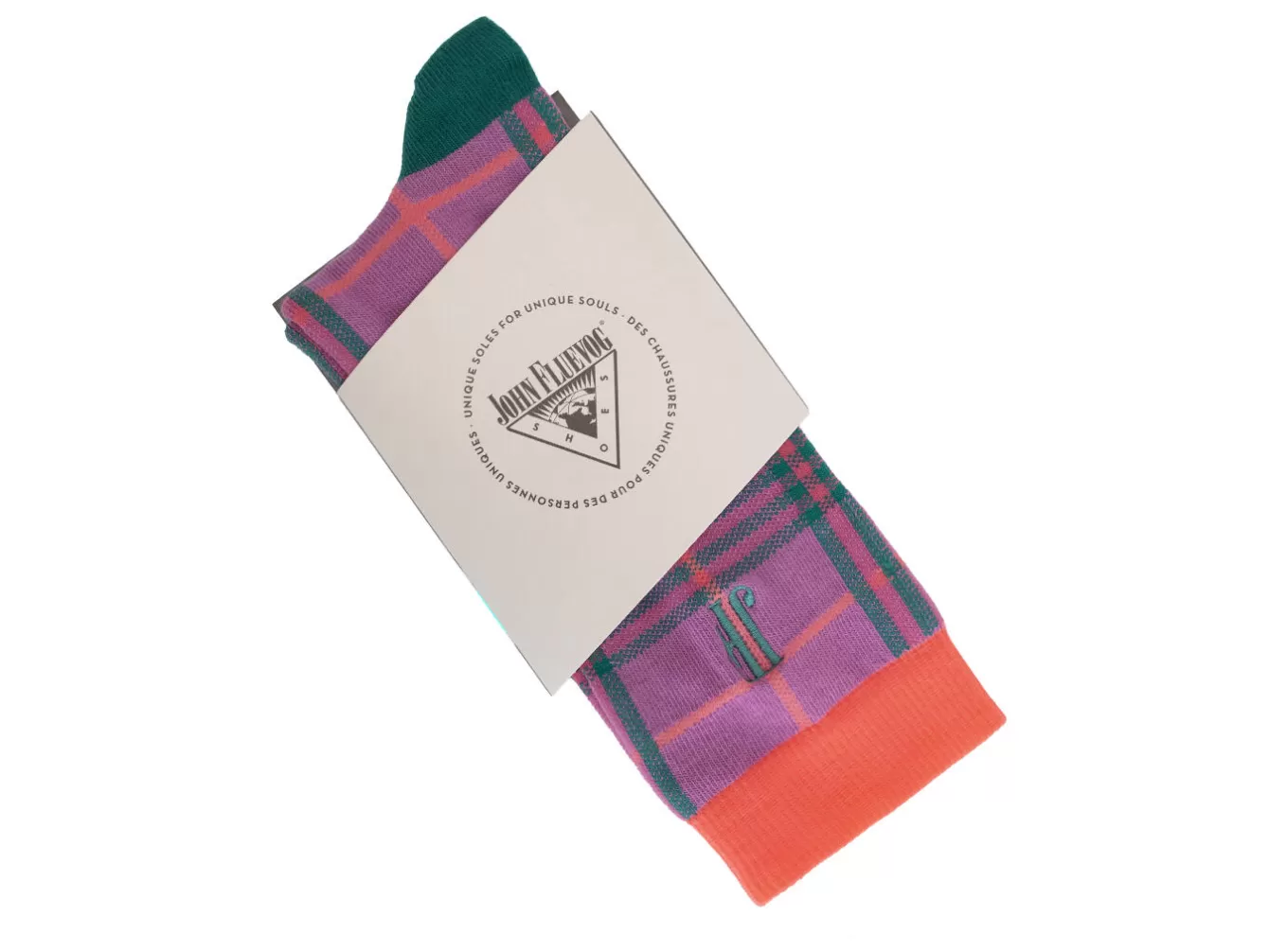 Fluevog Shoes Hazel Vog Socks | Knit Plaid Sock^ Accessories