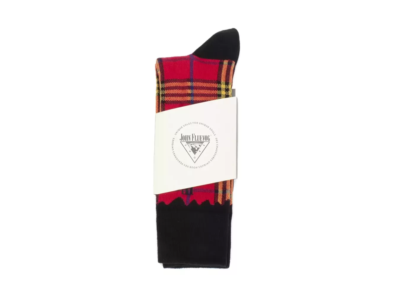 Fluevog Shoes Hazel Vog Socks | Knit Plaid Sock^ Accessories