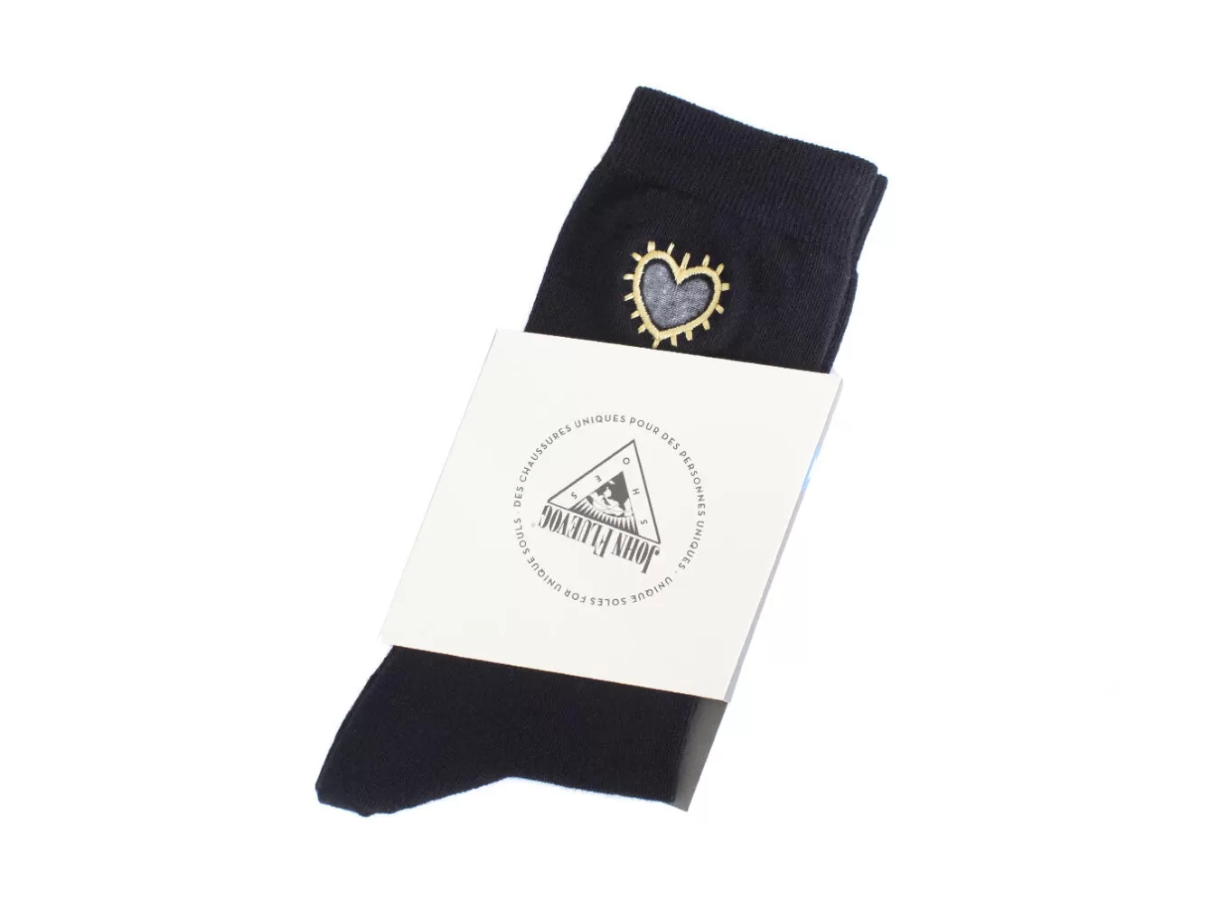 Fluevog Shoes Luna Vog Socks | Sock With Hearts^ Accessories