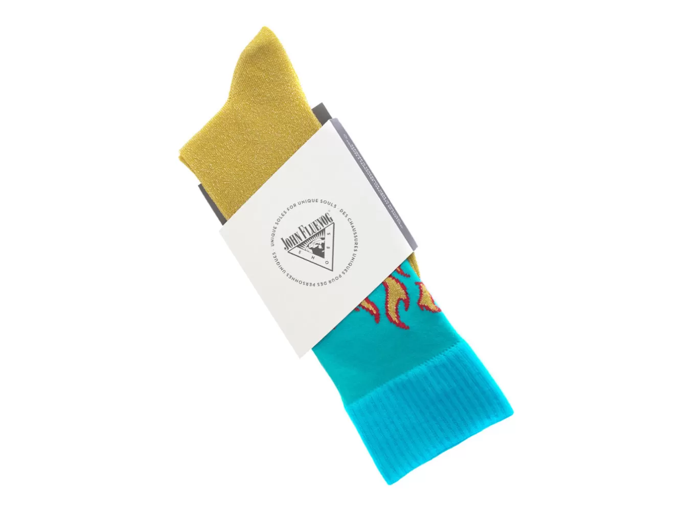 Fluevog Shoes Pico Vog Socks | Sparkly Flame Sock^ Accessories