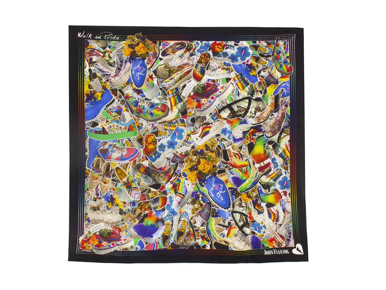 Fluevog Shoes Pride Scarf | Custom Silk Scarf^ Accessories