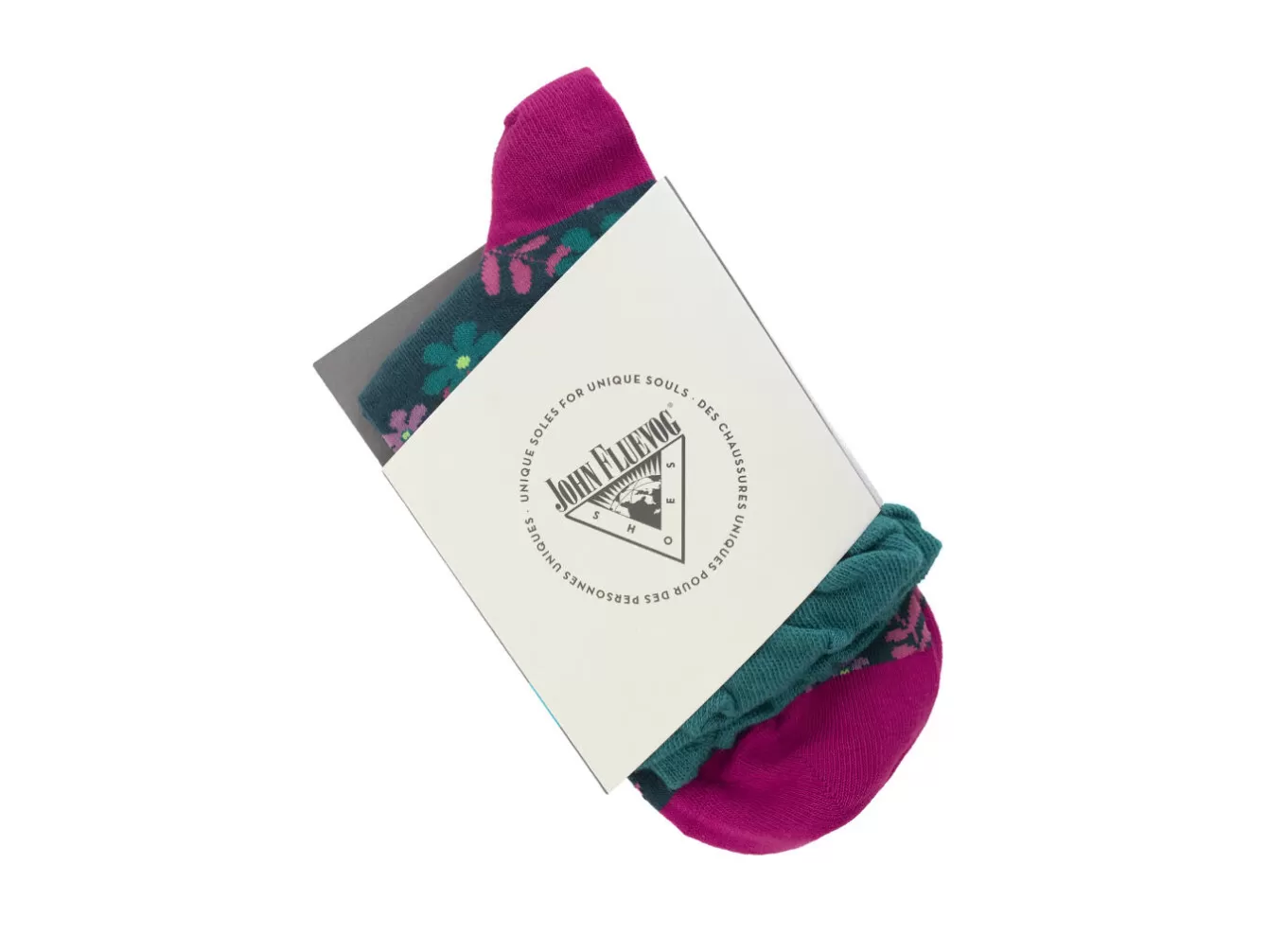 Fluevog Shoes Purrcy Vog Socks | Floral Ruffle Sock^ Accessories