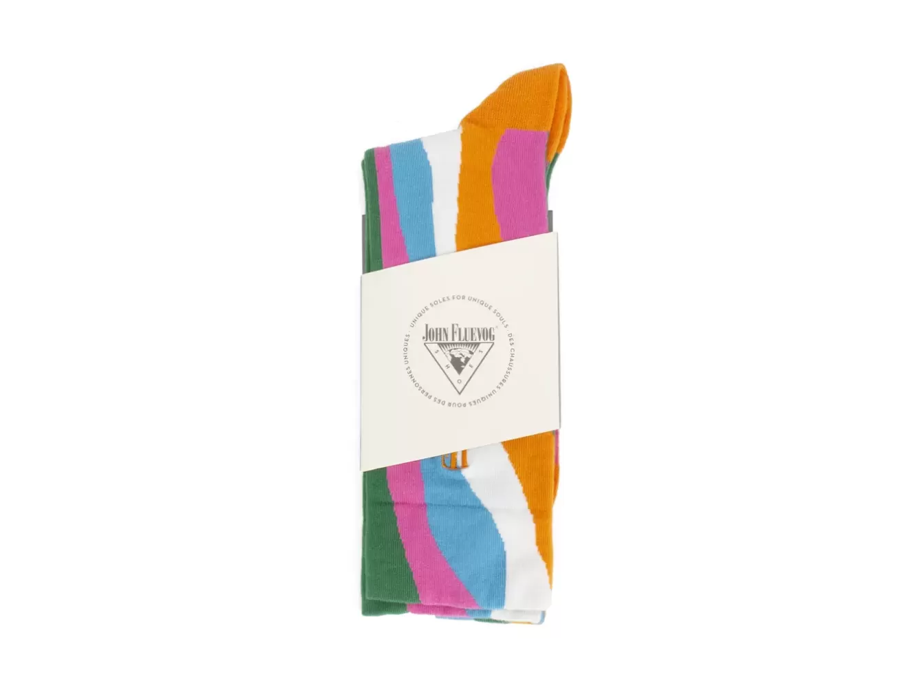 Fluevog Shoes Rogue Vog Socks | Colourful Wiggle Sock^ Men's