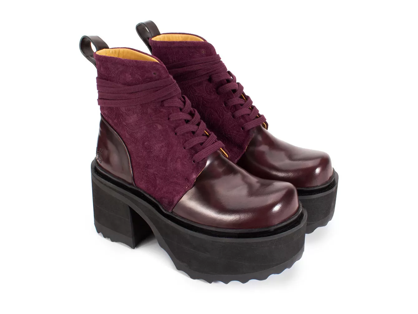 Fluevog Shoes Smarty | Lace-Up Platform Boot^ Women's